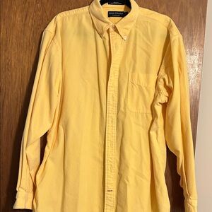 Daniel Cremieux Men’s Bright Yellow Button-Down Shirt